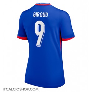 Francia Olivier Giroud #9 Prima Maglia Femmina Europei 2024 Manica Corta